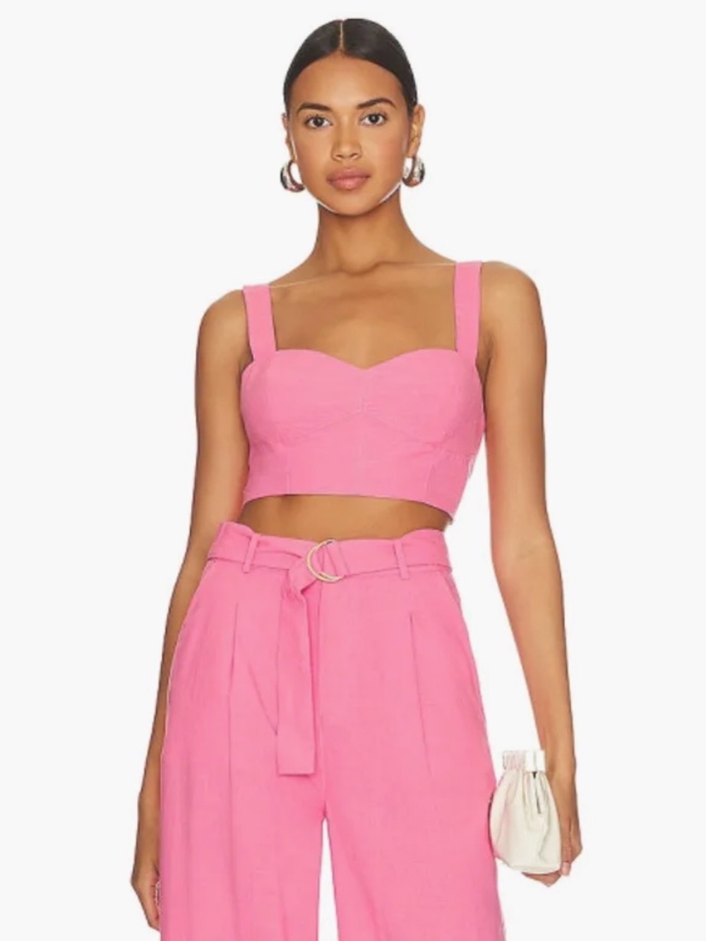 MinkPink Kalani Crop Top (matching pants listed)